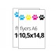 Flyers  A6 a todo color  (14.85 x 10,5 )