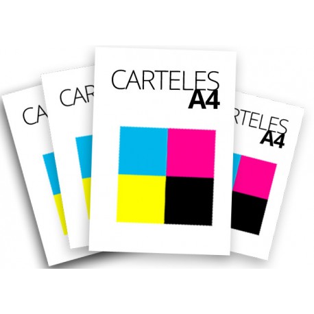 Carteles A4 a todo color