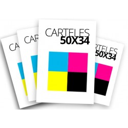 Carteles 50x34 a todo color